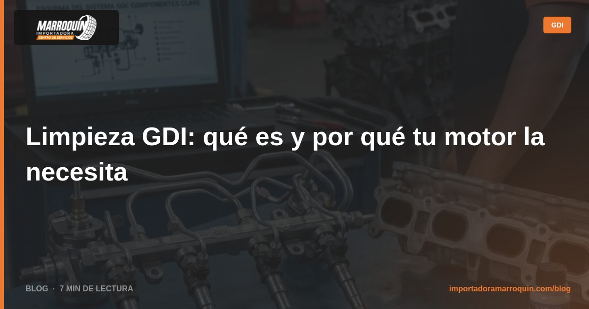 Limpieza GDI: qué es y por qué tu motor la necesita